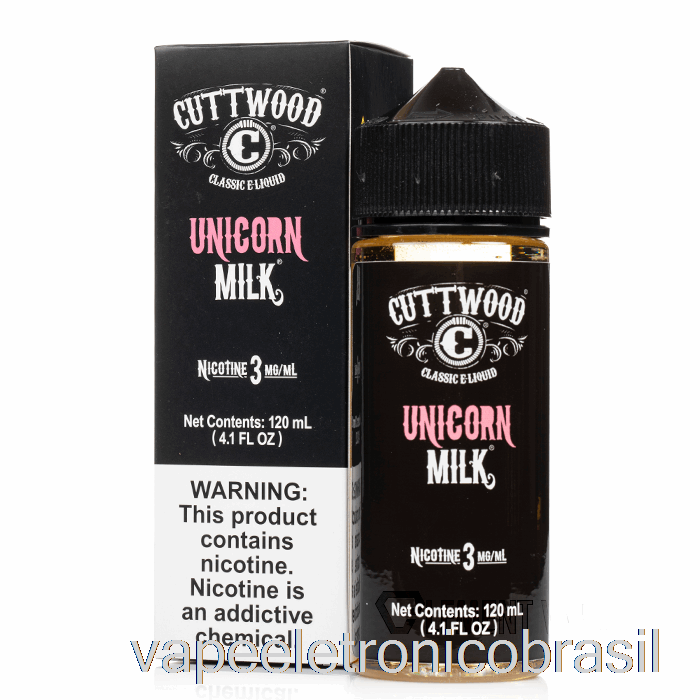 Vape Eletrônico Leite Unicórnio - Cuttwood - 120ml 6mg